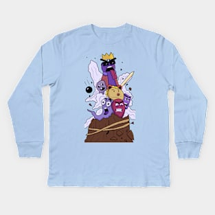 Doodle Pirates Kids Long Sleeve T-Shirt